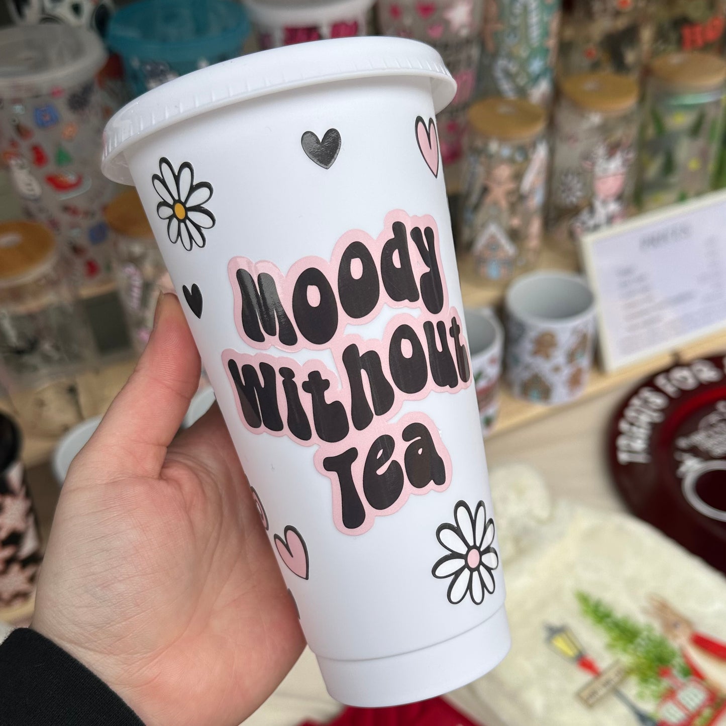 Moody without cold cup