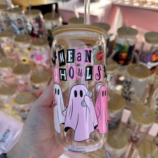 Mean Ghouls Glass Can