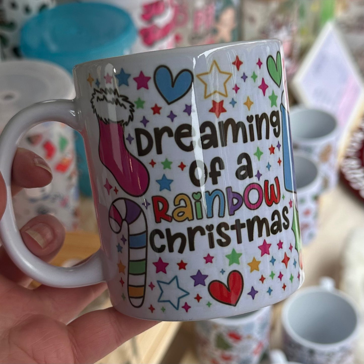 Dreaming of a Rainbow mug