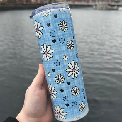 Daisy Tumbler Blue