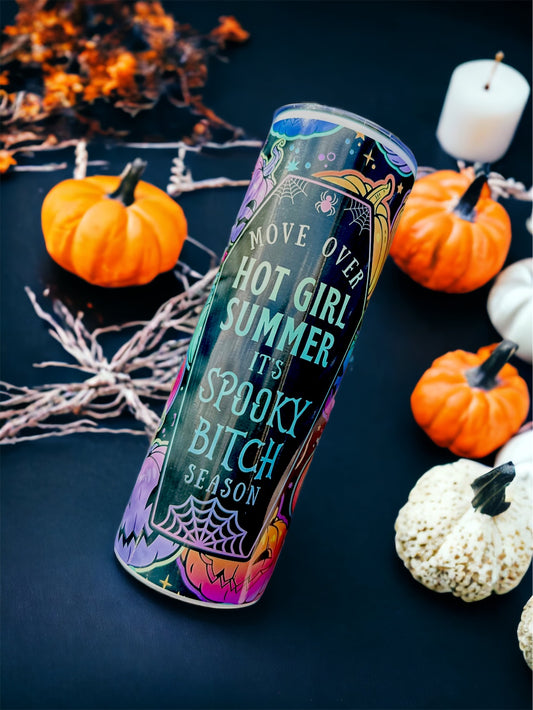 Spooky b*tch season tumbler