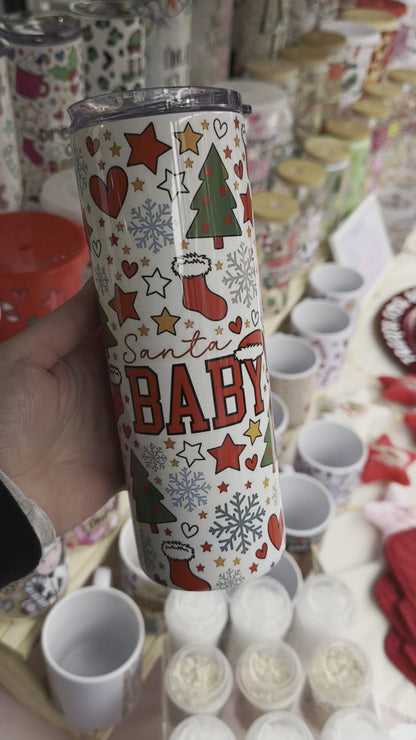 Santa baby tumbler