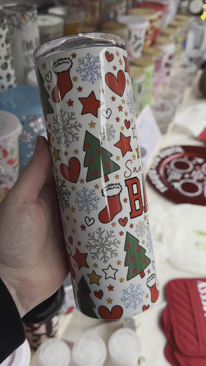 Santa baby tumbler