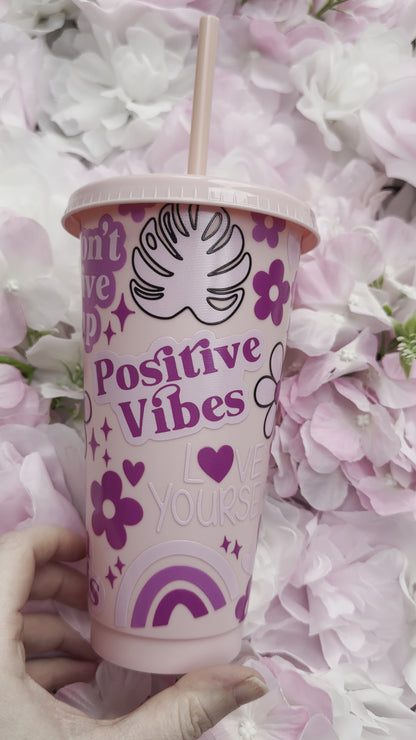 Positive affirmations cup