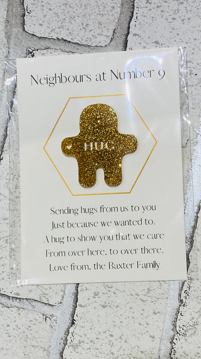 Glitter Hug Card