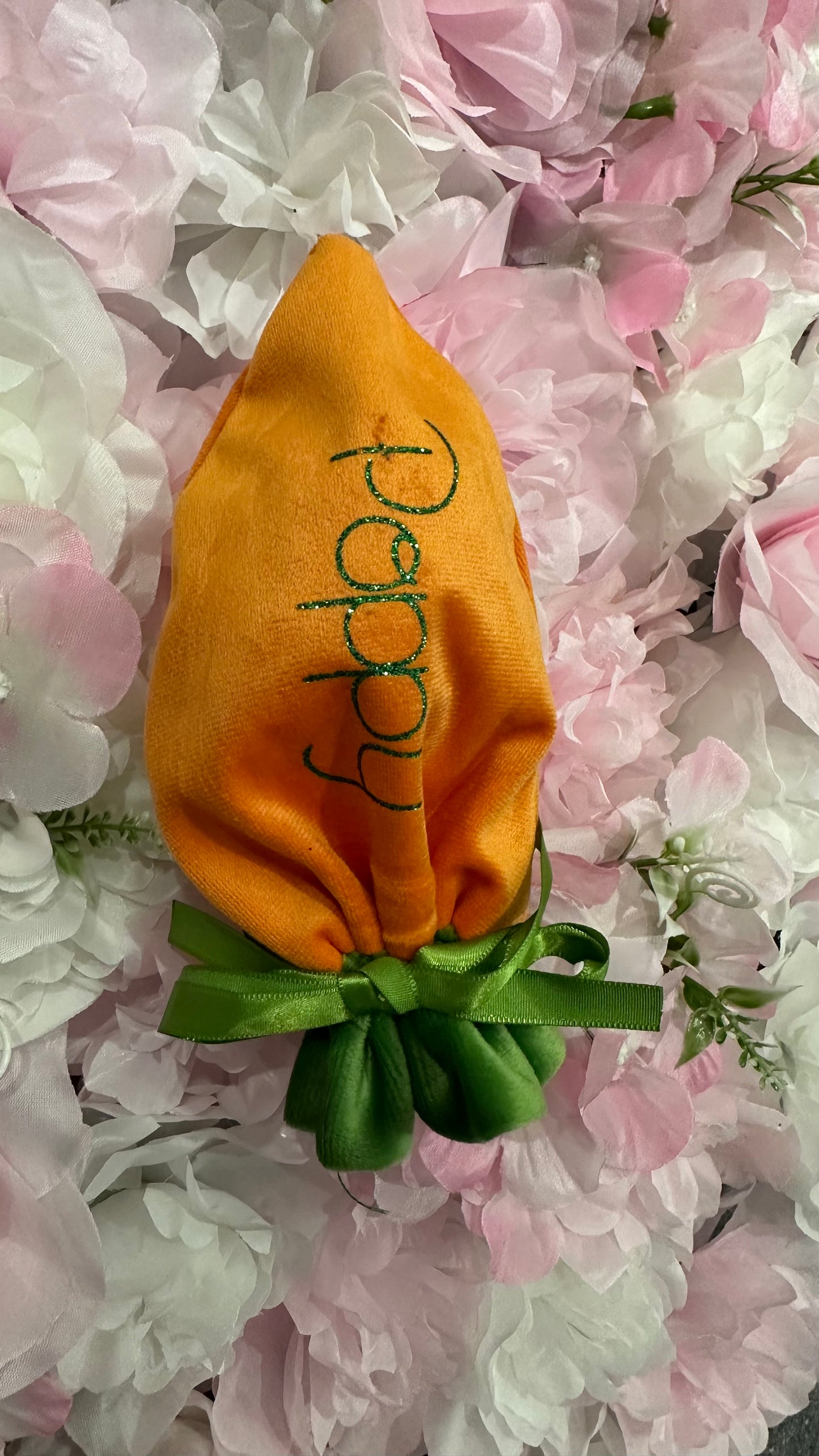 Carrot pouch treat bag