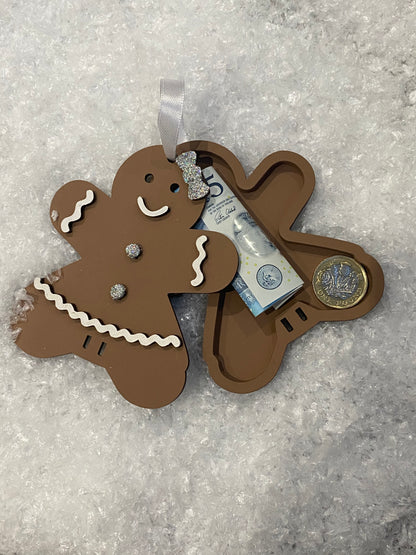 Gingerbread Money Bauble