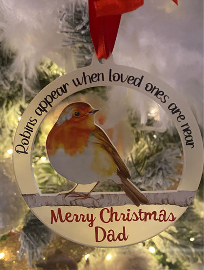 Robin ornament