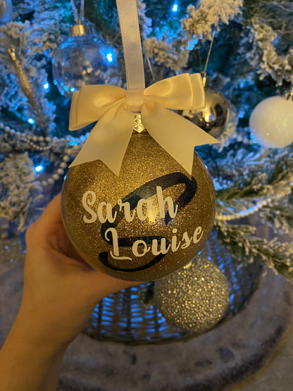 Large Bauble - with bow